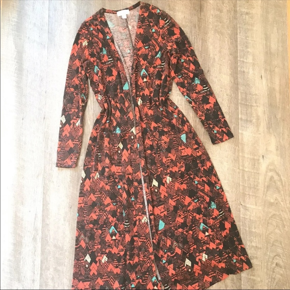 LuLaRoe Southwestern Sarah Cardigan Duster Small